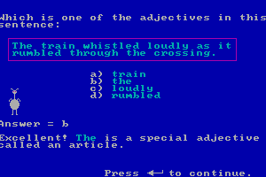 Electronic Grammar: Parts of Speech abandonware
