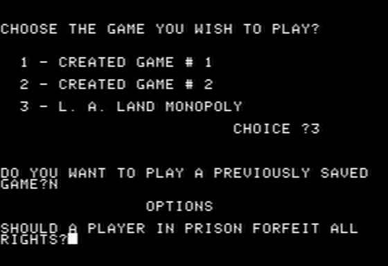 L.A. Land Monopoly abandonware